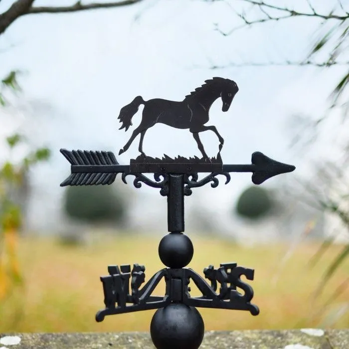 Large Horse Weathervane Made In Cast Iron
